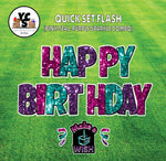 YCS FLASH® Quick Set Lucky Sparkle Happy Birthday