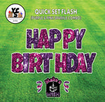 YCS FLASH® Quick Set Lucky Sparkle Happy Birthday