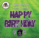 YCS FLASH® Quick Set Lucky Sparkle Happy Birthday