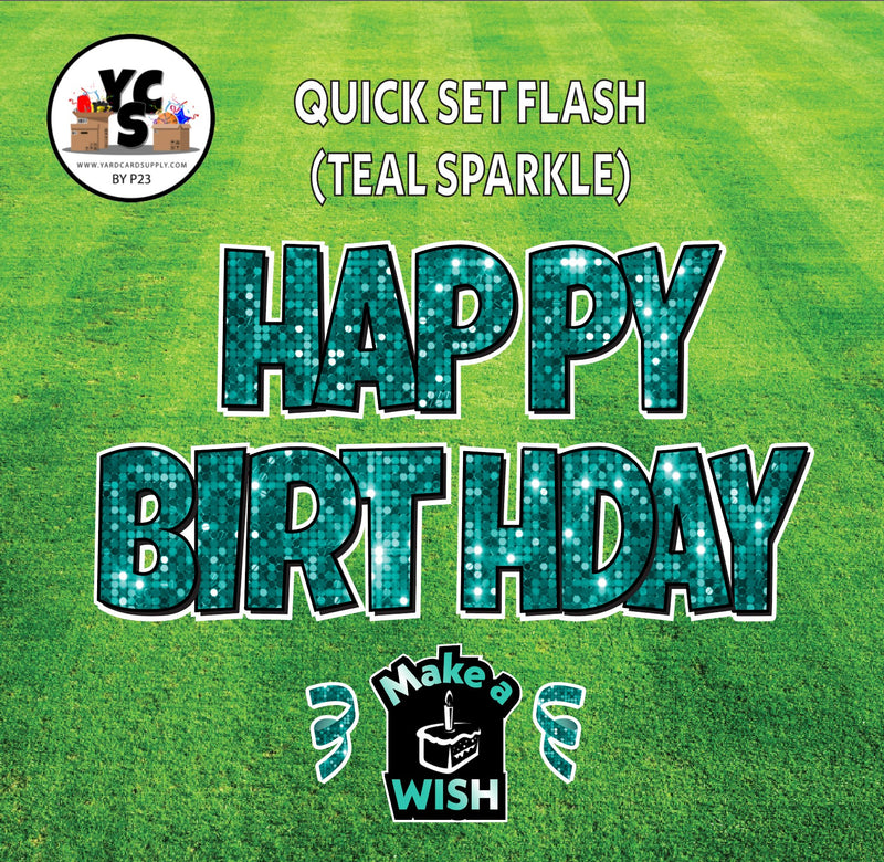 YCS FLASH® Quick Set Lucky Sparkle Happy Birthday