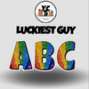 LUCKY GUY 18 Inch GLITTER  Vowel & Consonant Set