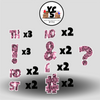 LUCKY GUY 23 Inch SPARKLE PUNCTUATION ESSENTIALS