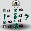 LUCKY GUY 23 Inch SPARKLE PUNCTUATION ESSENTIALS