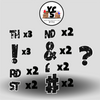 LUCKY GUY 23 Inch SPARKLE PUNCTUATION ESSENTIALS