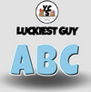 LUCKY GUY 18 Inch SOLID Vowel & Consonant Set