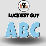 LUCKY GUY 18 Inch SOLID Vowel & Consonant Set
