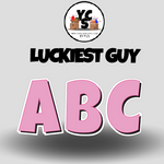 LUCKY GUY 18 Inch SOLID Vowel & Consonant Set