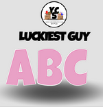 LUCKY GUY 23 Inch SOLID ESSENTIAL LETTER & NUMBER Set
