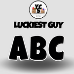 LUCKY GUY 18 Inch SOLID Vowel & Consonant Set