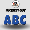 LUCKY GUY 23 Inch SOLID ESSENTIAL LETTER & NUMBER Set