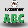 LUCKY GUY 18 Inch SOLID Vowel & Consonant Set