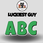 LUCKY GUY 18 Inch SOLID Vowel & Consonant Set