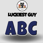 LUCKY GUY 18 Inch SOLID Vowel & Consonant Set