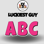 LUCKY GUY 23 Inch SOLID ESSENTIAL LETTER & NUMBER Set
