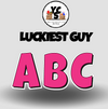 LUCKY GUY 18 Inch SOLID Vowel & Consonant Set