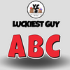 LUCKY GUY 18 Inch SOLID Vowel & Consonant Set