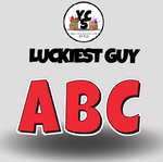 LUCKY GUY 18 Inch SOLID Vowel & Consonant Set