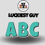 LUCKY GUY 23 Inch SOLID ESSENTIAL LETTER & NUMBER Set