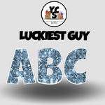 LUCKY GUY 18 Inch SPARKLE ESSENTIAL LETTER & NUMBER Set