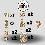 LUCKY GUY 23 Inch SPARKLE PUNCTUATION ESSENTIALS