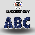 LUCKY GUY 18 Inch SPARKLE ESSENTIAL LETTER & NUMBER Set