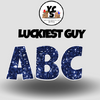 LUCKY GUY 23 Inch SPARKLE ALPHABET Set