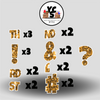 LUCKY GUY 23 Inch SPARKLE PUNCTUATION ESSENTIALS