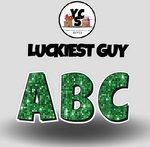 LUCKY GUY 18 Inch SPARKLE ESSENTIAL LETTER & NUMBER Set