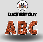 LUCKY GUY 23 Inch SPARKLE ALPHABET Set