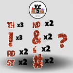 LUCKY GUY 23 Inch SPARKLE PUNCTUATION ESSENTIALS