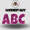LUCKY GUY 18 Inch SPARKLE ESSENTIAL LETTER & NUMBER Set