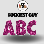 LUCKY GUY 18 Inch SPARKLE ESSENTIAL LETTER & NUMBER Set