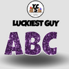 LUCKY GUY 23 Inch SPARKLE ALPHABET Set
