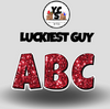 LUCKY GUY 18 Inch SPARKLE ALPHABET