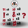 LUCKY GUY 23 Inch SPARKLE PUNCTUATION ESSENTIALS