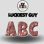 LUCKY GUY 18 Inch SPARKLE ESSENTIAL LETTER & NUMBER Set