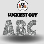 LUCKY GUY 18 Inch SPARKLE ESSENTIAL LETTER & NUMBER Set