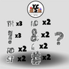 LUCKY GUY 23 Inch SPARKLE PUNCTUATION ESSENTIALS