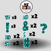 LUCKY GUY 23 Inch SPARKLE PUNCTUATION ESSENTIALS