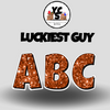 LUCKY GUY 23 Inch SPARKLE ALPHABET Set