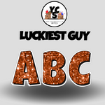 LUCKY GUY 23 Inch SPARKLE ALPHABET Set