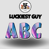 LUCKY GUY 18 Inch GLITTER  ALPHABET Set
