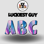 LUCKY GUY 18 Inch GLITTER  ALPHABET Set