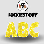 LUCKY GUY 18 Inch SPARKLE ESSENTIAL LETTER & NUMBER Set