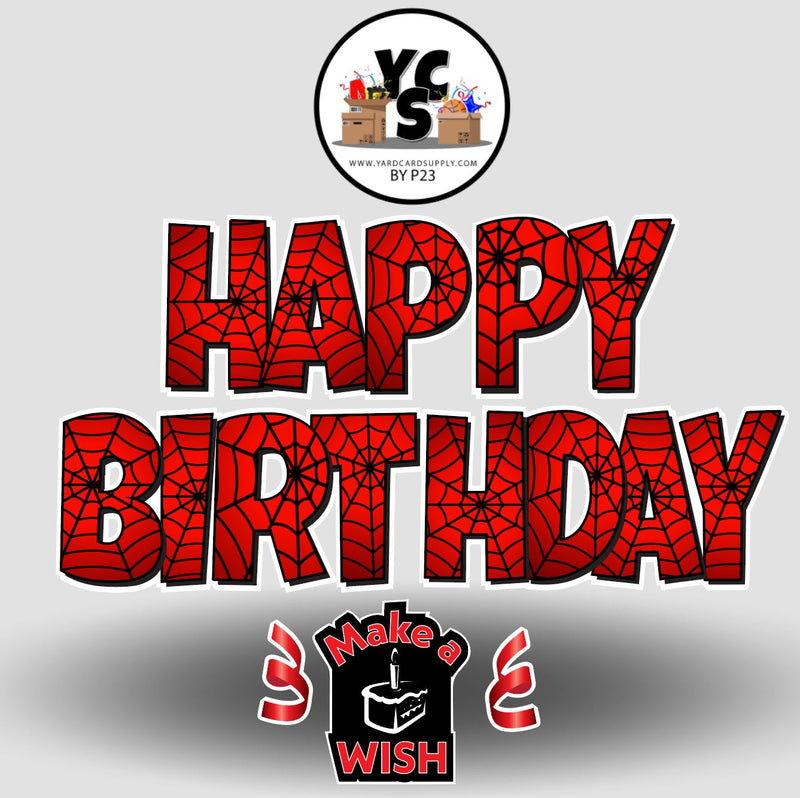 YCS FLASH® Quick Set Happy Birthday - Spider