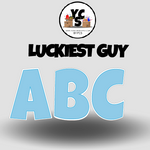 LUCKY GUY 18 Inch SOLID Vowel & Consonant Set
