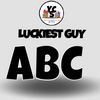 LUCKY GUY 18 Inch SOLID Vowel & Consonant Set