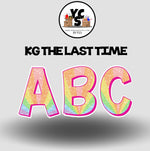 KG The Last Time 23 Inch GLITTER VOWEL Set