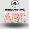 KG The Last Time 23 Inch GLITTER ALPHABET Set