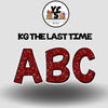 KG The Last Time 18 Inch GLITTER VOWEL & CONSONANT Set